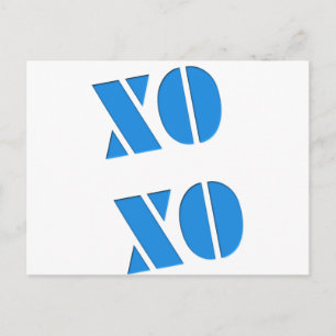 XO XO POSTCARD
