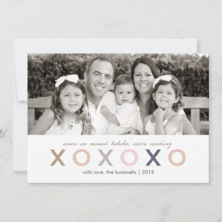 XO XO XO | Late Christmas Card