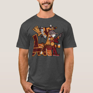 Xochipilli Aztec God Nahuatl Mayan Inca Toltec Gif T-Shirt