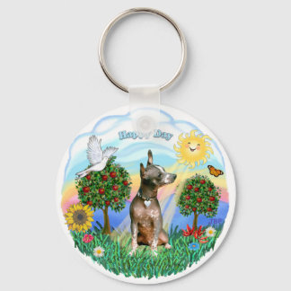Xolocuintle (Xolo) Keychain