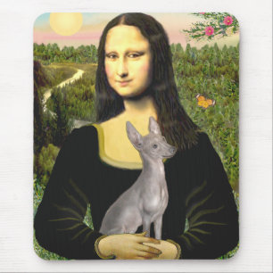 Xoloitzcuintle (Xolo) #2 - Mona Lisa Mouse Pad
