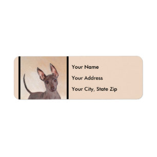 Xoloitzcuintli Painting - Cute Original Dog Art
