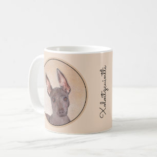 Xoloitzcuintli Painting - Cute Original Dog Art Coffee Mug