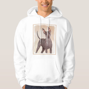 Xoloitzcuintli Painting - Cute Original Dog Art Hoodie
