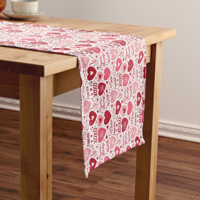 XOXO & Always Be Mine  Short Table Runner (In Situ)