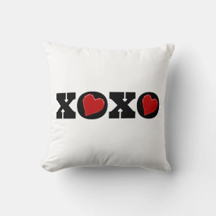 XOXO and Arrow Throw Pillow