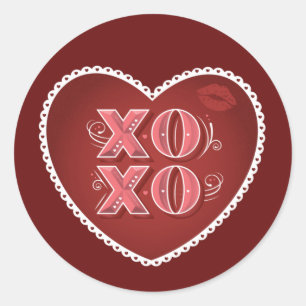 XOXO (Câlins et Bisous) / Autocollants