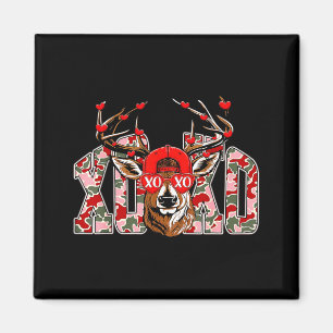 Xoxo Camo Buck Deer Hunting Valentine's Day Boys K Magnet