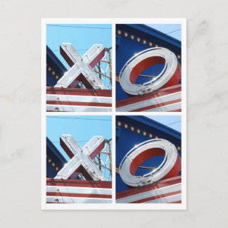 XOXO - Carte postale Hip Hubs and Kisses