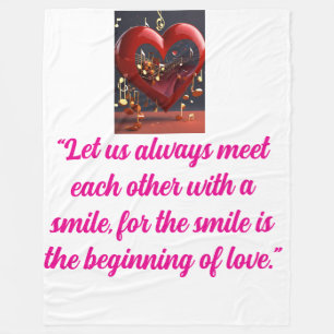 "XOXO Cozy: Soft & Romantic Blankets" Fleece Blanket