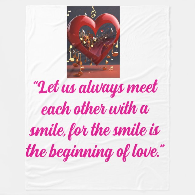 "XOXO Cozy: Soft & Romantic Blankets" Fleece Blanket (Front)