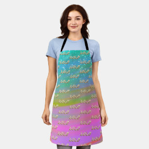 XOXO Gold in Unicorn Apron