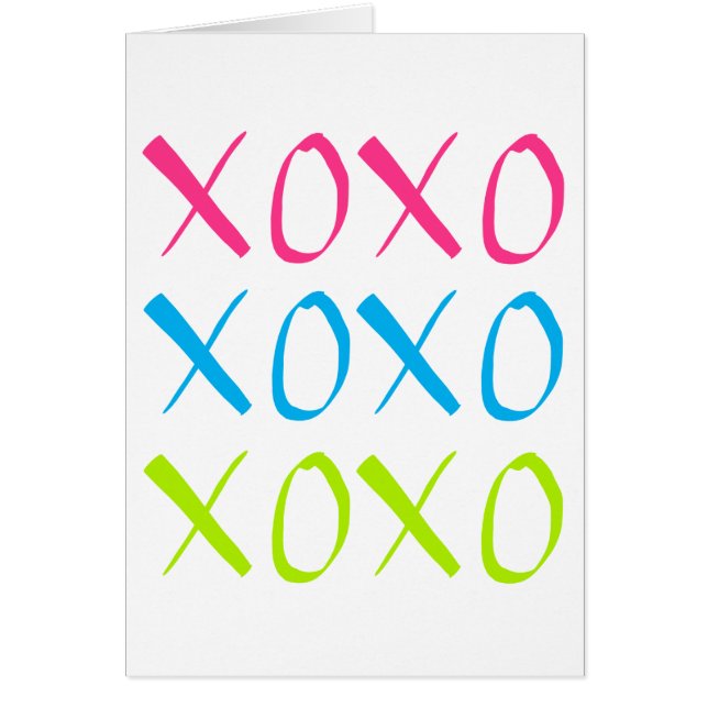 XOXO Greeting Card (Front)