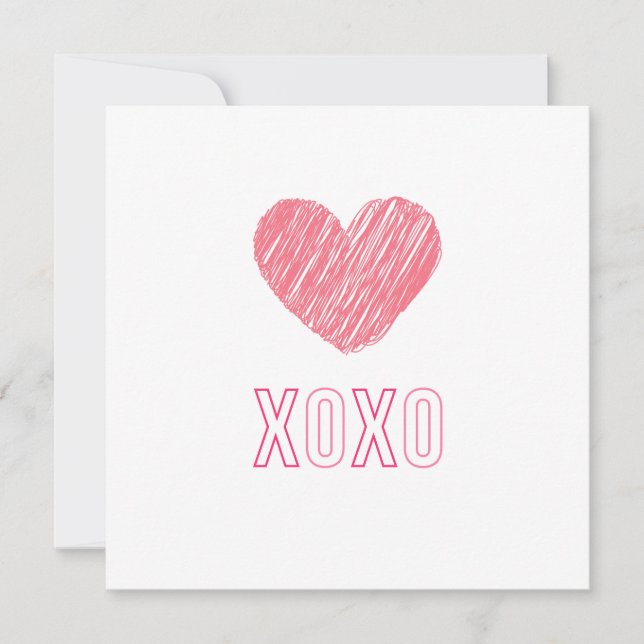 "XOXO" Greeting Card (Front)