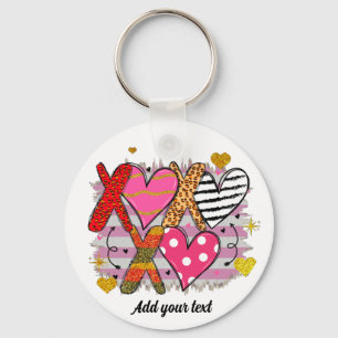  XOXO Heart Cute & Playful Keychain