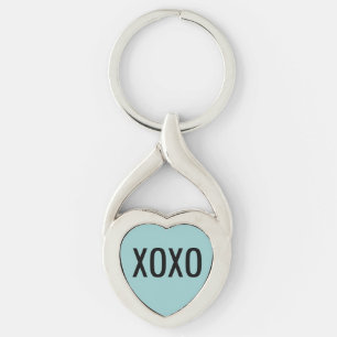 XOXO Heart Keychain