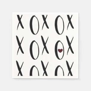 XOXO Heart Napkin