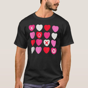 XOXO Hearts Valentine's Day  for Him Her Kids T-Shirt