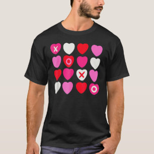 XOXO Hearts Valentine's Day for Him Her Kids T-Shirt