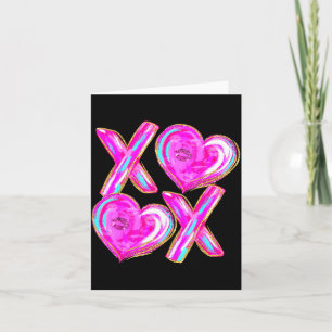 Xoxo Hearts Valentine's Day Women Girls Vday Card