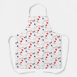 XOXO, I love you and hearts Apron