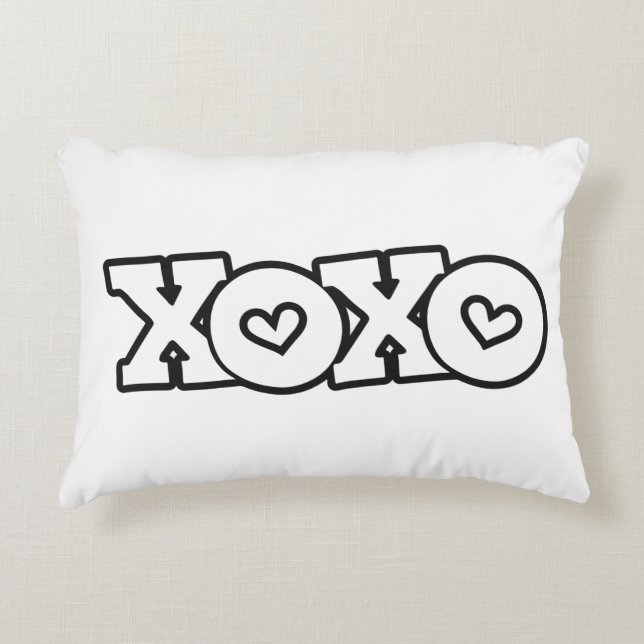 XOXO Love Embrace Accent Pillow (Front)