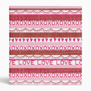 XOXO Love Scrapbook Album ~ ZAZZLE FEATURED DESIGN Binder