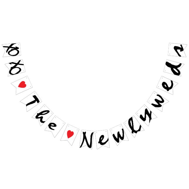 XOXO “LOVE” THE NEWLYWEDS Wedding Sign Decor (All)