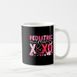 Xoxo Nurse Pediatric Crew Nurse Valentine Leopard  Coffee Mug