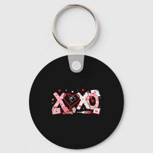 Xoxo Nurse Valentines Day Stethoscope Valentine Nu Keychain