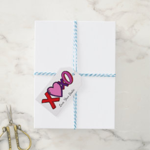 XOXO personalized Tag,Valentines Day  Gift Tags