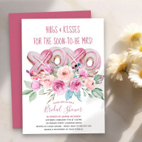 XOXO Pink Cookies Pretty Floral Bridal Shower