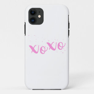 xoxo-Pink Trendy iPhone 11 Case