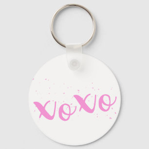 xoxo-Pink Trendy Keychain