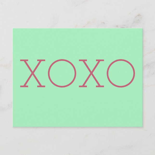 XOXO Postcard (Front)