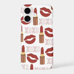 XOXO, Red Lips, and Red Lipsticks Pattern