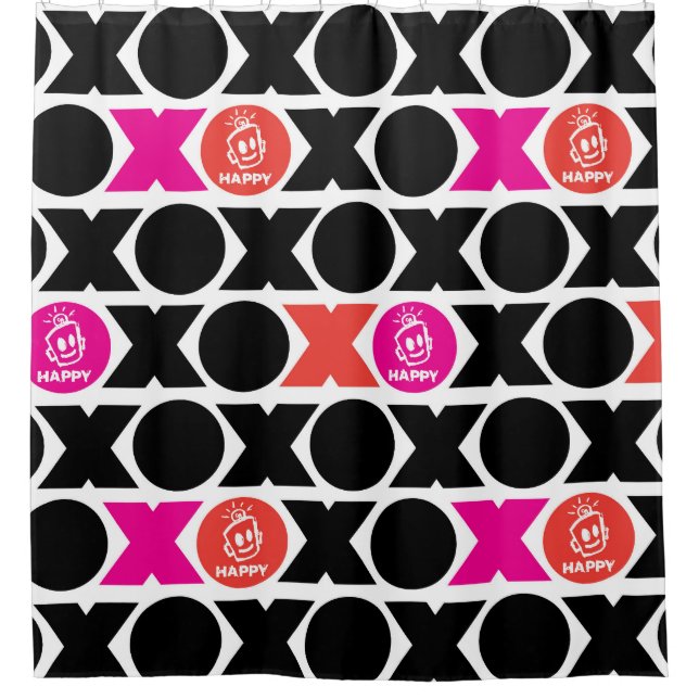 XOXO Shower Curtain (Front)