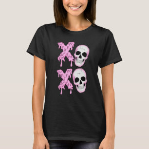 Xoxo Skeleton Skull Horror Anti Valentine's Day Me T-Shirt