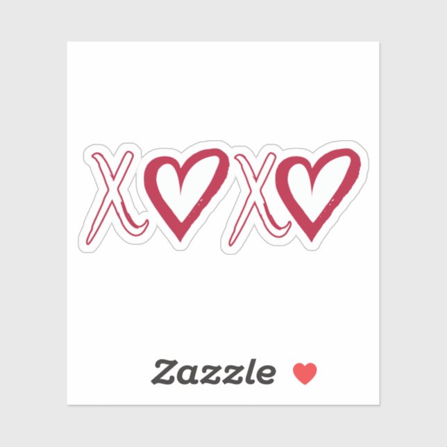 Xoxo Sticker,Hugs and Kisses Sticker,Gift for Her, (Sheet)