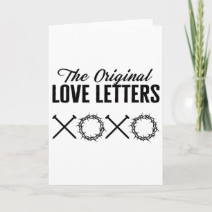 Xoxo The Original Love Letters Jesus Christian Eas Card