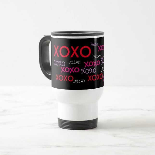 XOXO TRAVELING MUG (Front Left)