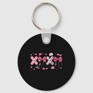 Xoxo Valentine Nurse Pink Bow Rn Pct Cna Nurse Gir Keychain