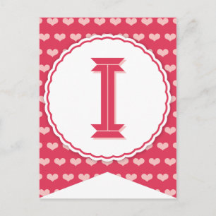 XOXO Valentine Party Flag Bunting Banner I Holiday Postcard