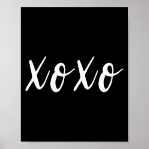 Xoxo Valentine Shirt For Women And Kids Poster