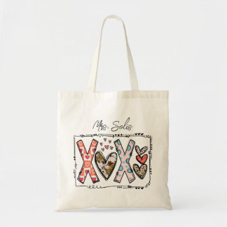 XOXO Valentine/Teacher/Laptop Tote Bag