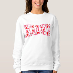 XOXO Valentine Typography  Sweatshirt