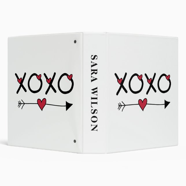 XOXO Valentines Binder (Background)