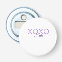 Xoxo valentine's day add name purple pastel minima
