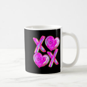 Xoxo Valentines Day Love Funny Coquette Bow Checke Coffee Mug