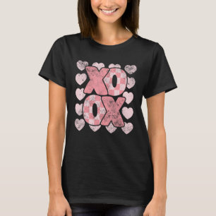 XOXO Valentine's Day Retro Groovy Love Valentine H T-Shirt
